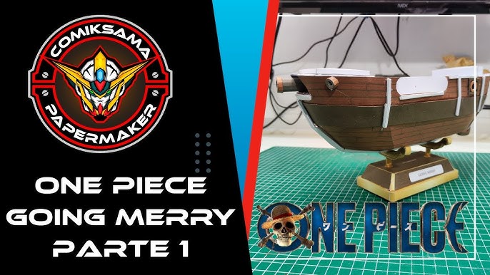 HOW TO MAKE ONE PIECE GOING MERRY MADE FROM CARDBOARD 