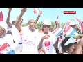 Itorero ABASAAMYI ba Nkombo bakiriye Umukandida Paul Kagame i Nyamasheke mu mbyino yihariye