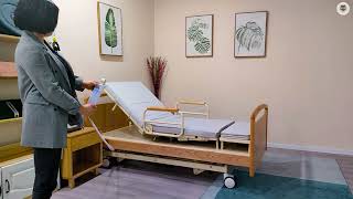 Adjustable Hospital Swivel Bed | Safe Stand Rotating Bed | Gilani Engineering