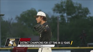 Abilene High Baseball ahead of playoffs after clinching first district title in 11 years