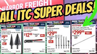 Harbor Freight Super ITC Week Part 2 — Every Deal Now Confirmed!