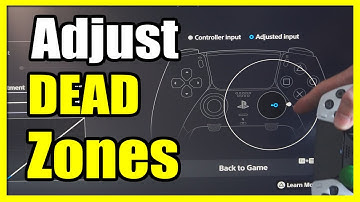 How to Adjust the DEADZONES on your PS5 Dualsense Edge Controller (Fast Tutorial)