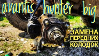 Замена Передних Колодок На Квадроцикле AVANTIS HUNTER BIG