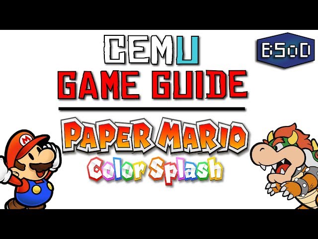 Paper Mario Color Splash ROM & ISO – Wii U Download
