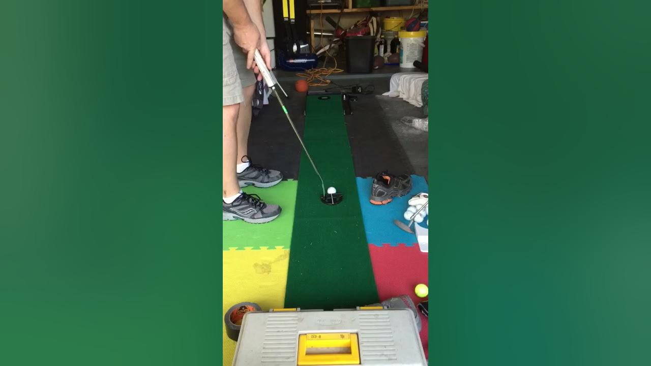 Trying out the putter practice YouTube