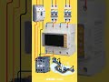 ATS Links MCCB Protection, Dual MCB Lines, and a Heavy Contactor for Motor Operation.