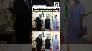 PM Narendra Modi Holds Delegation-Level Talks with Sweden PM Ulf Kristersson