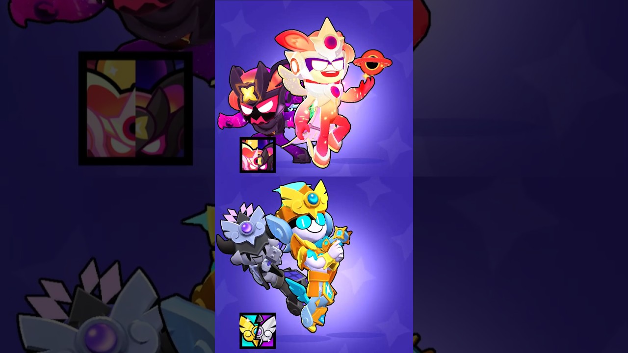 Brawl Stars skins: China VS Global (p6) 