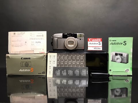 【完動品】Y-490 Canon Auto boy S Canon Autoboy S Black | ヨアケマエカメラ