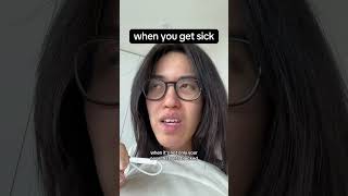 when you get sick #relatable #adulting #universitylife