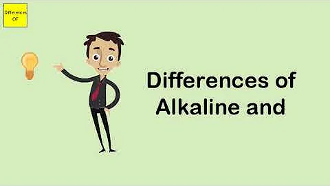 Was ist der Unterschied zwischen Lithium und Alkaline Batterien?