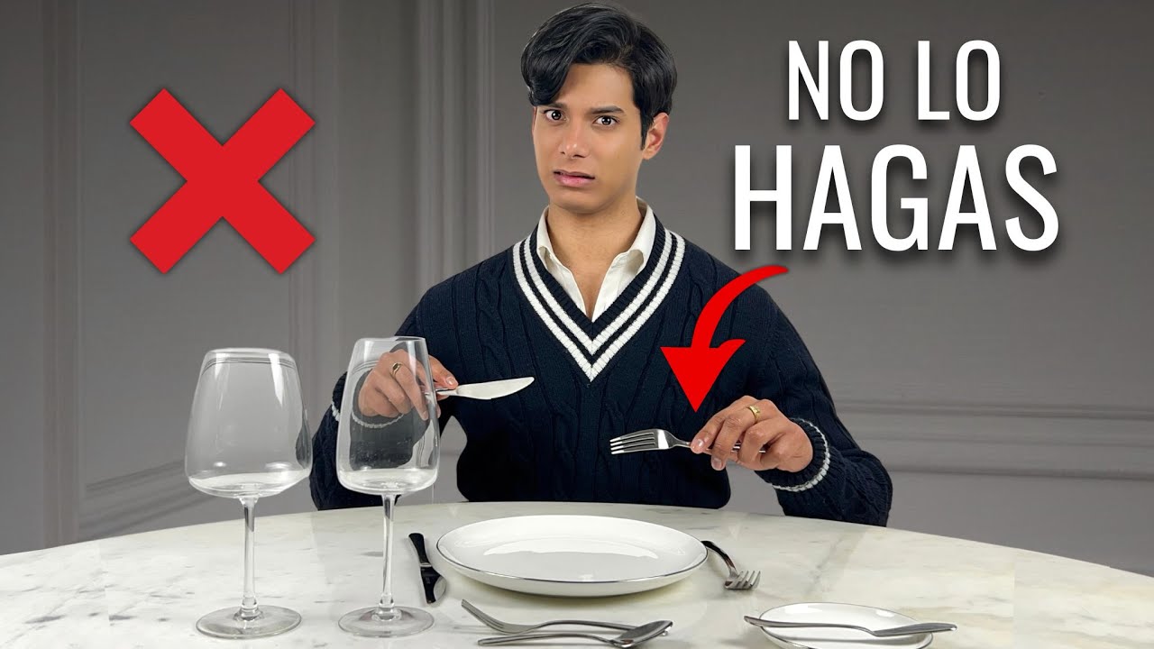 10 COSAS QUE JAMÁS DEBES HACER EN LA MESA - YouTube