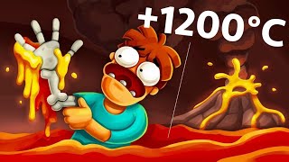What If You Spend 1 Nanosecond In The Volcano