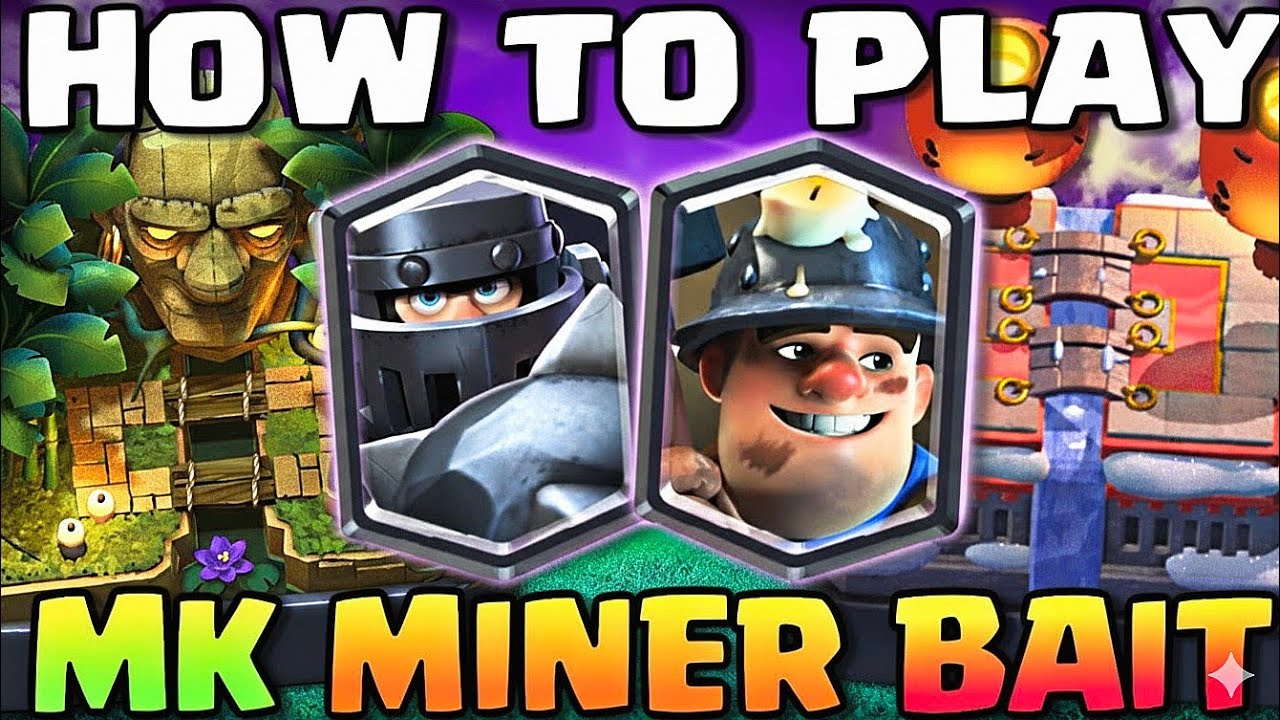 Best Deck for ultimate champion 🏆|| Mega knight ,wall breaker, miner OP combination .