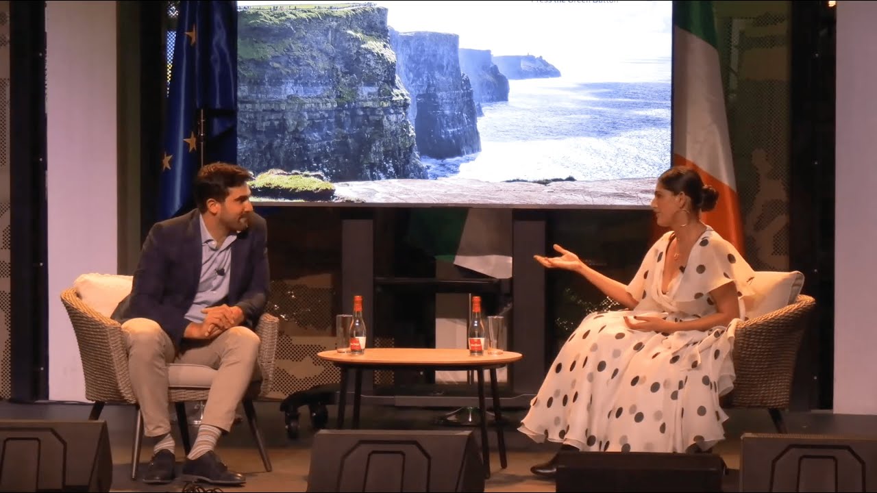 Paris Norriss shares his adventures in Ireland at Expo 2020 with Netflix star Kubra Sait