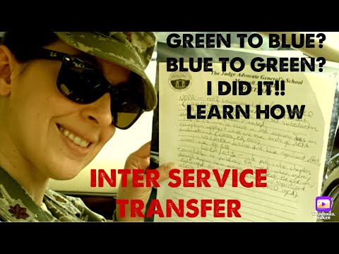 Video: How To Transfer To The Army