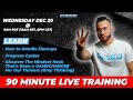 Free live recovery training for cfslong covidfibromyalgia with miguel