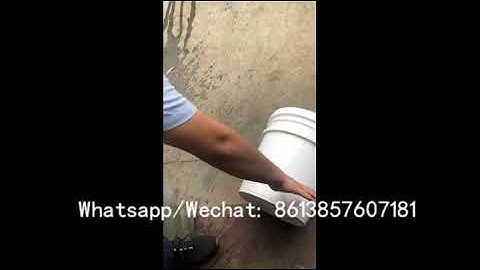 plastic honey bucket drop test, plastic honey pail drop test