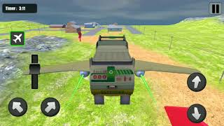 City Flying Garbage Flying Truck driving Simulater Game screenshot 4