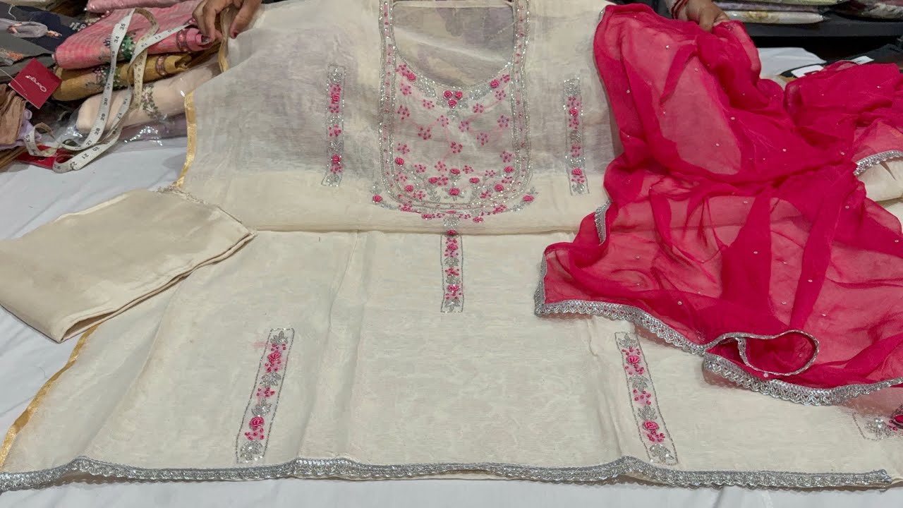 शादी ब्याह के डिजाइनर सूट 🥳🎉party wear में new design heavy दुपट्टा ❤️@himanshuclothhouse #sale #new