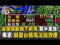 台股受波及！道瓊指數創下新高、費半重挫！專家：展望台積電法說效應【理財密碼】