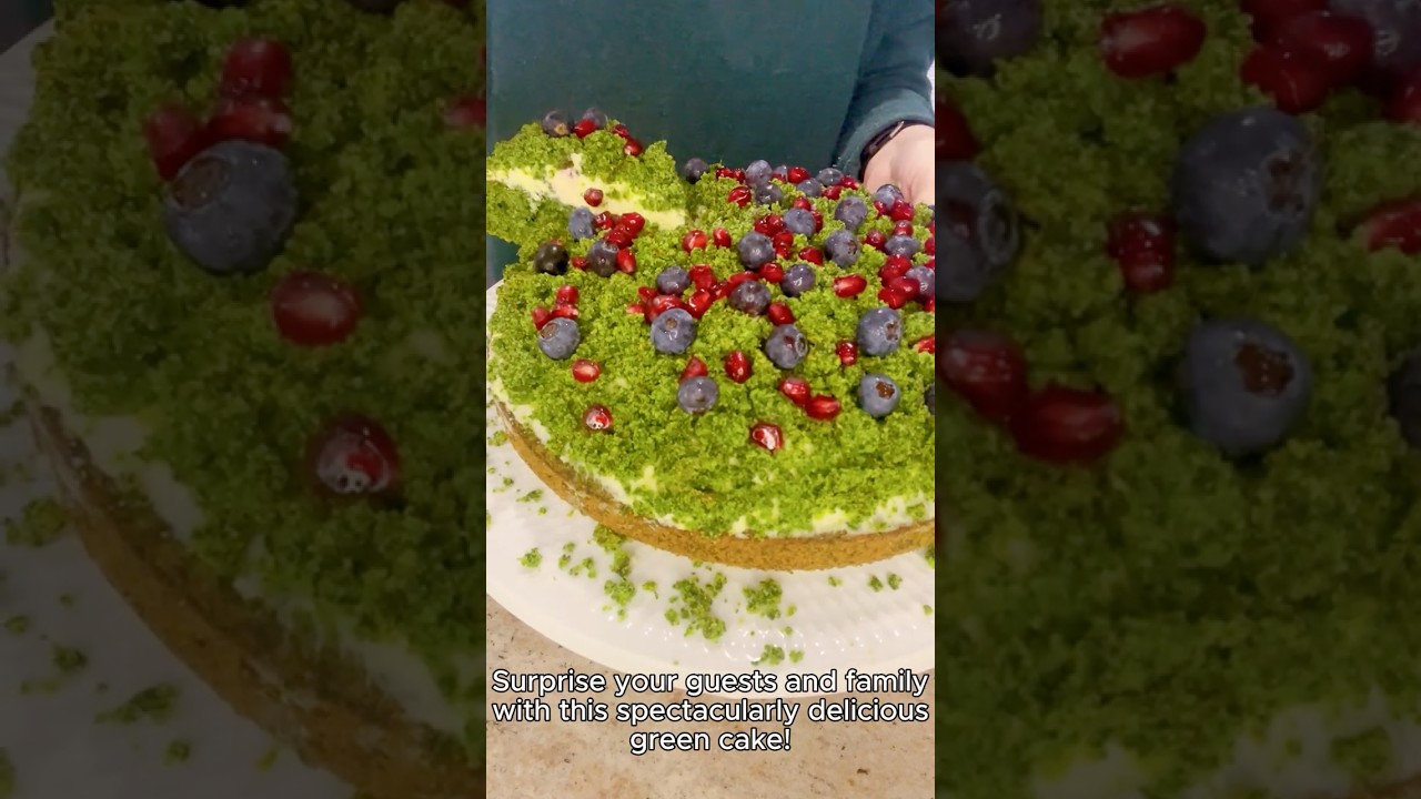 Spectacular Green Cake Amazing for any Occasion! 