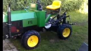 homemade 4wd articulating garden/lawn tractor