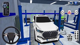 New Rexton SUV Car in Auto Repair Shop Funny Driver - 3D Driving Class Simulation - Android Gameplay screenshot 2