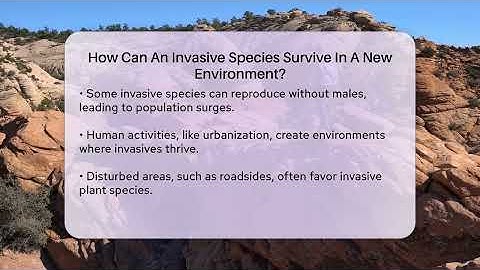 How Can An Invasive Species Survive In A New Environment? - Ecosystem Essentials