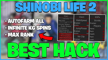 NEW ROBLOX SHINOBI LIFE 2 SCRIPT HACK   AUTOFARM SCRIPT   KRNL SYNAPSE X CRACK