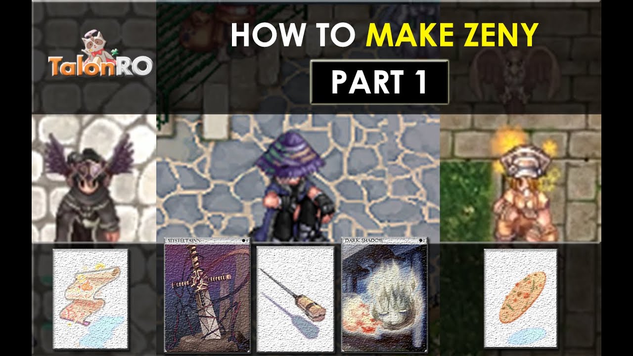 How to Make Zeny Part 1 Ragnarok Online TalonRO Server YouTube