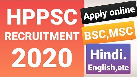 HPPSC Recruitment 2019 | HPPSC Lecturer Recruitment 2019 | HP Govt jobs 2019 |