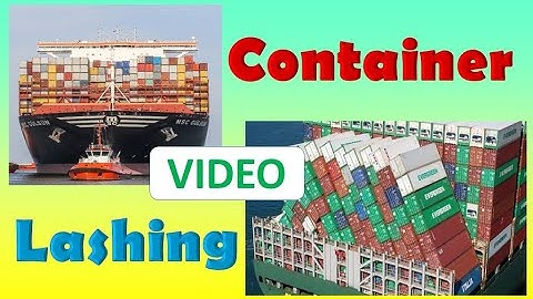 Container Lashing | How to Lash Containers Lashing Videos