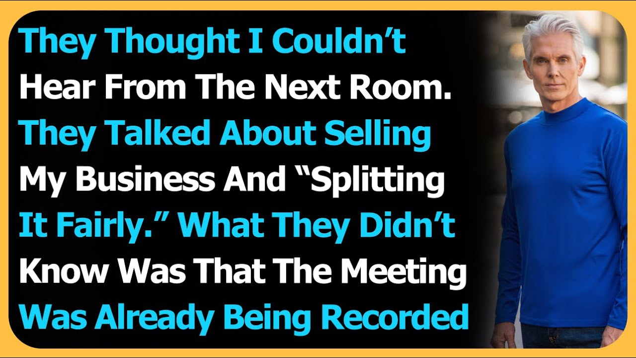 They Thought I Couldn’t Hear From The Next Room. They Talked About Selling My Business And...