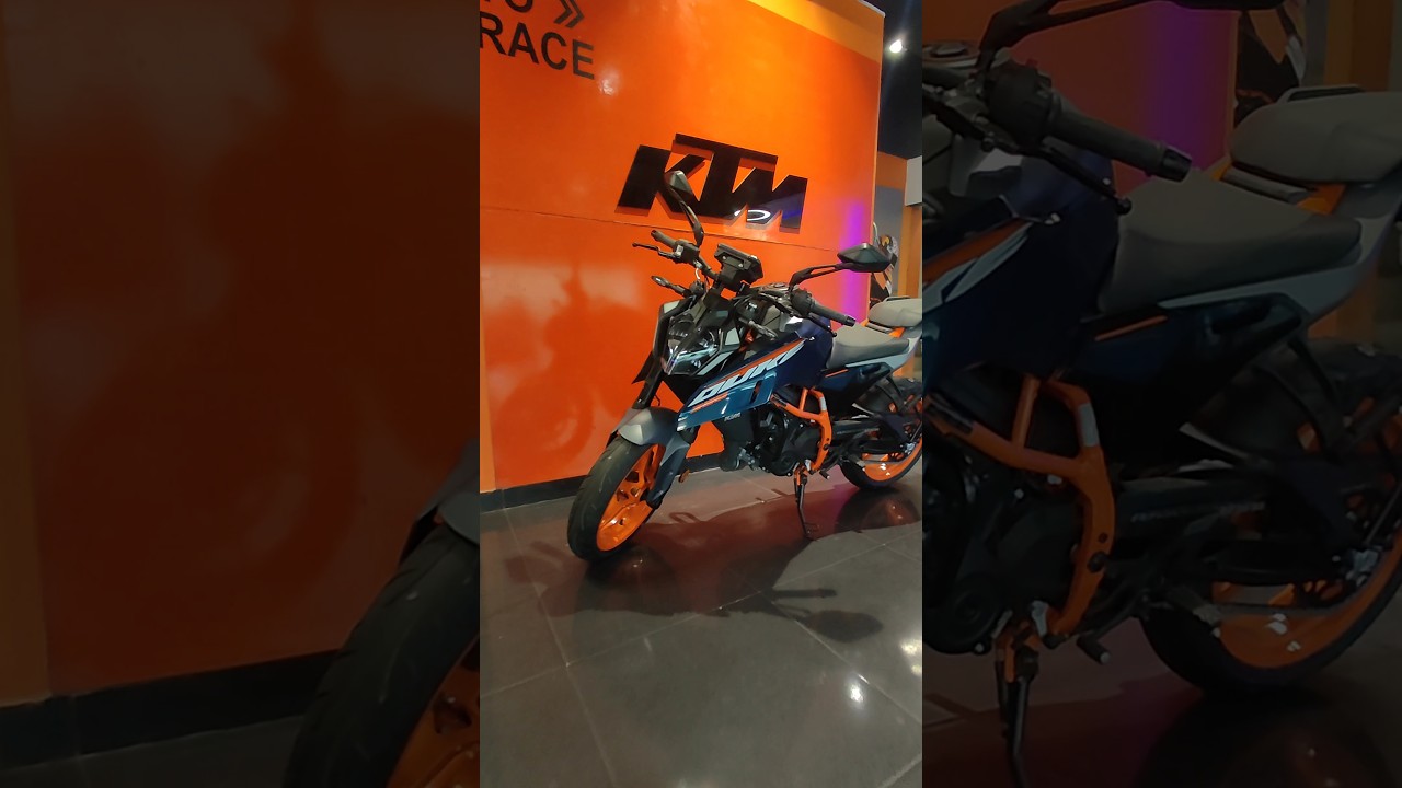 New KTM Duke 390 Gen-3 blue colour 