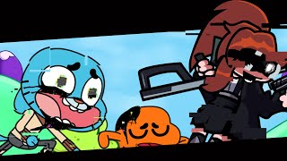 My Doll, But It's Pibby Gumball Vs. Pibby Tactie! [pibby Fnf Tawog]