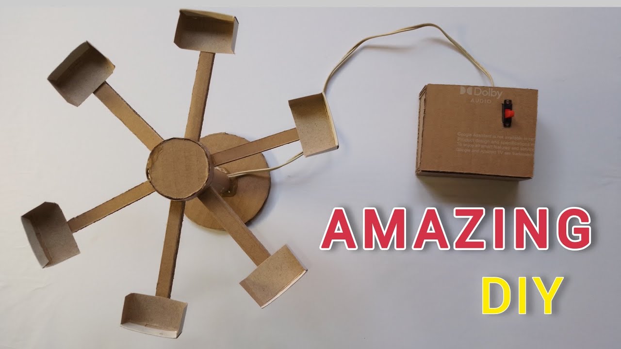 How to Make an Amazing DIY Rotating Wheel | Easy Project at Home - YouTube