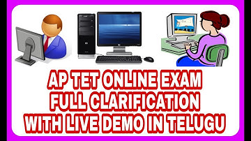 AP TET ONLINE EXAM DEMO I HOW TO WRITE TET ONLINE EXAM ap tet mock test