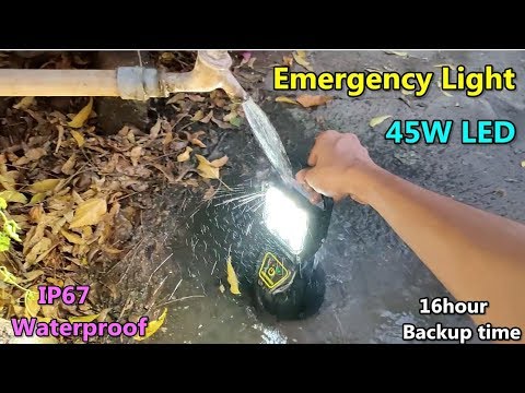 Emergency 45W Work LED Light | IP67 WaterProof | POWER GEN