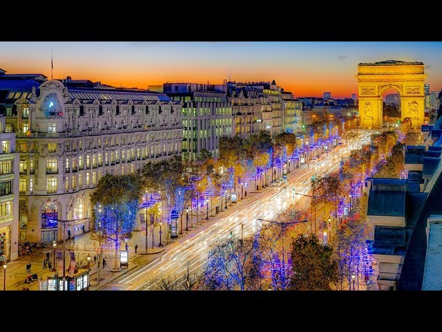 A Walk Down The Avenue des Champs-Élysées, Paris 