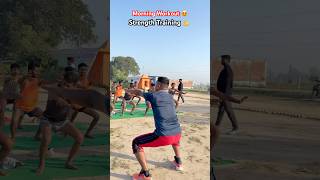 Strength Training 💪💯 #strength #delhipolice #armylover #1600mtrruning #viralvideos