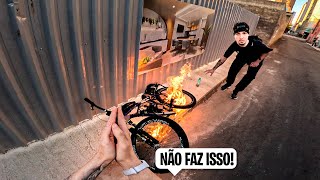 Meu Irmão Botou F0G0 Na Minha Bike Motorizada Ele Pou Dos Limites