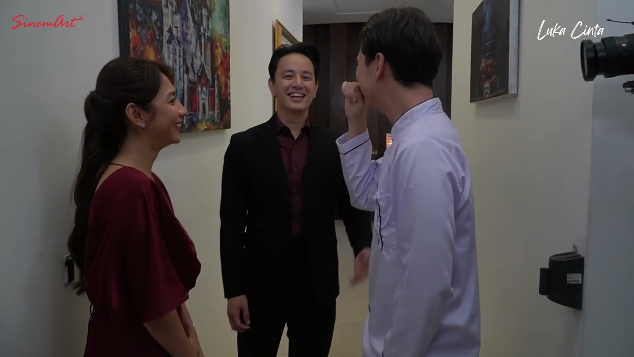 BEHIND THE SCENES Luka Cinta | Ini jadinya kalau Salma, Argo, & William syuting satu frame🫣