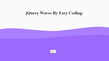 jQuery Waves By Easy Coding With Full Source Code