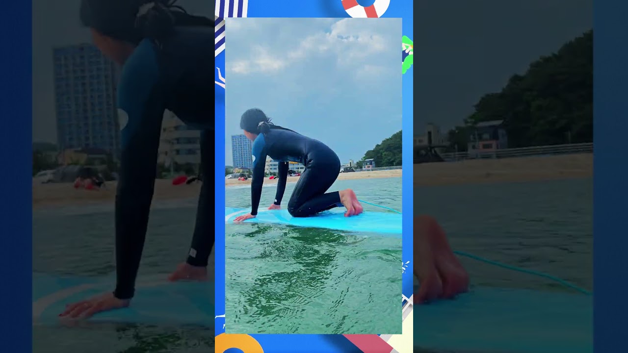 속초 해수욕장에서 신나는 여름휴가를 시작해보아요~!🌈 #shorts
