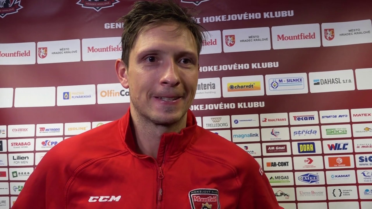 Daniel Rákos po utkání Mountfield HK – HC Dynamo Pardubice 2:5 - YouTube
