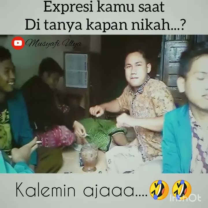 Expresi kamu saat di tanya kapan nikah..?#kaleminAja 'story wa lucu'