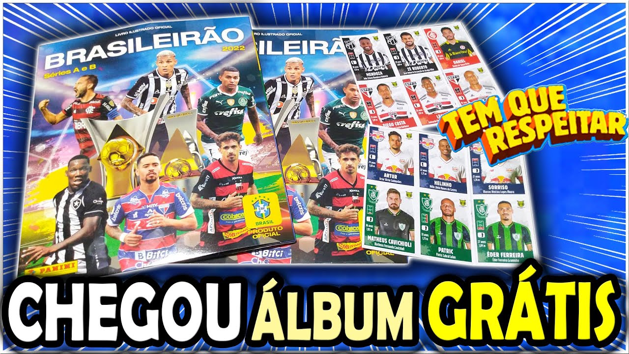 Peça Seu Álbum Grátis Do Brasileirão 2022