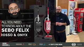 SEBO Felix Rosso / Onyx Demo - Vacuum Warehouse Canada