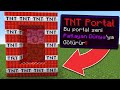 minecraft AMA her bloktan portal yapabiliyorum!! 2